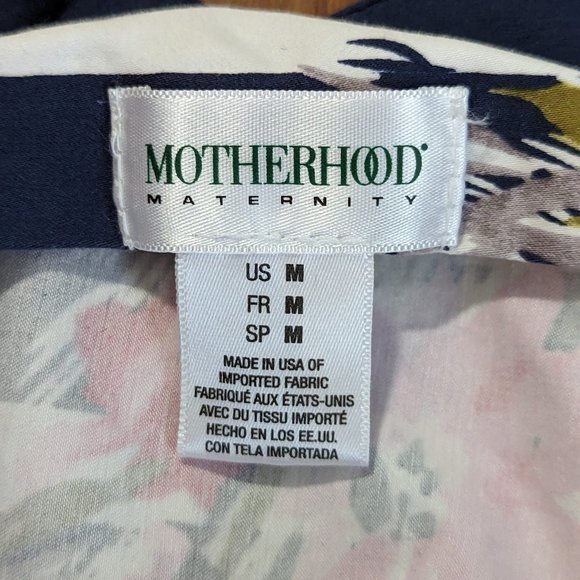 Motherhood Maternity Striped Floral Dress - Picture 8 of 11